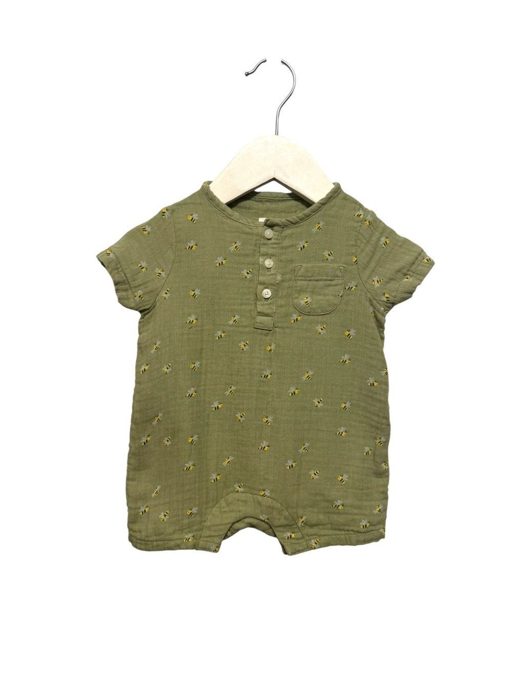 ⭐️ 5/$30 Gap Kids Muslin Romper size 0-3M